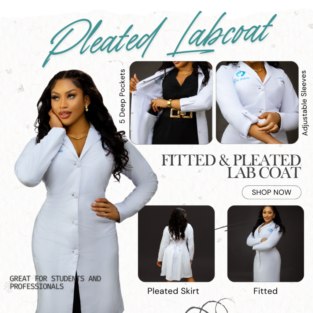 Pleated Labcoat