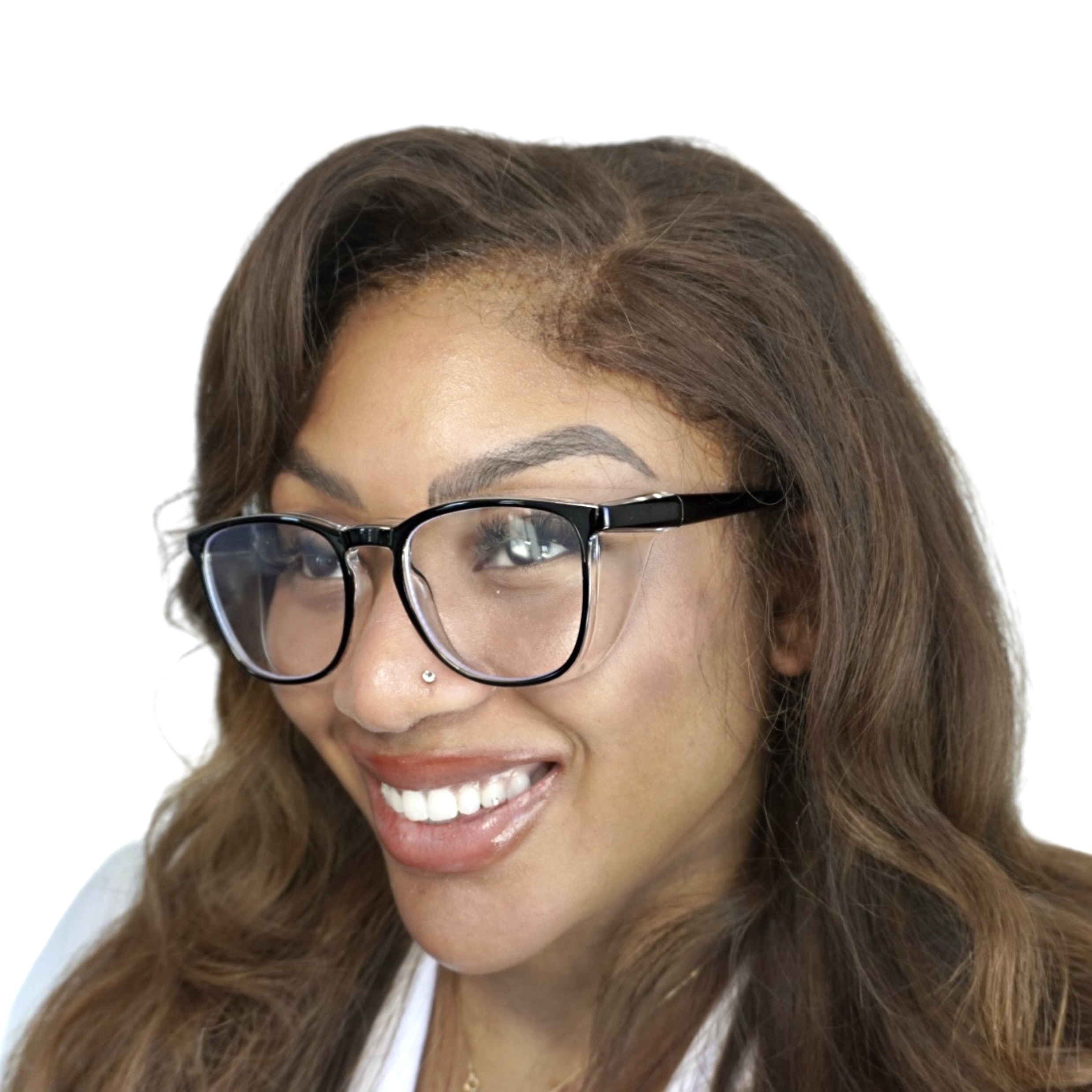 Stylish Anti-Fog Lab Goggles - Transparent-Black - Image 2