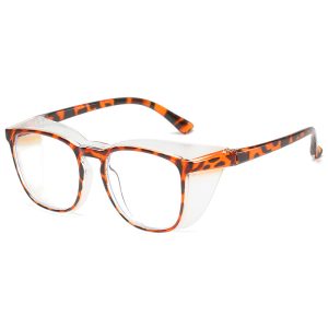 Stylish Anti-Fog Lab Goggles - Hawksbill Orange