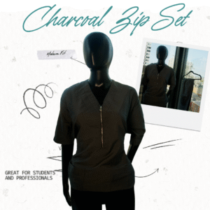 Charcoal Zip Set