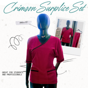 Crimson Surplice Set